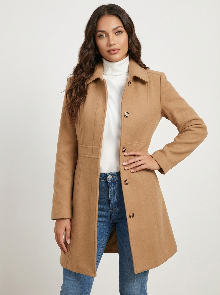 Women's Tailored Single Breasted Trench Coat