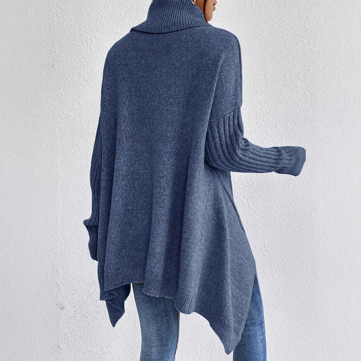 Womens Oversized Roll Neck Jumper