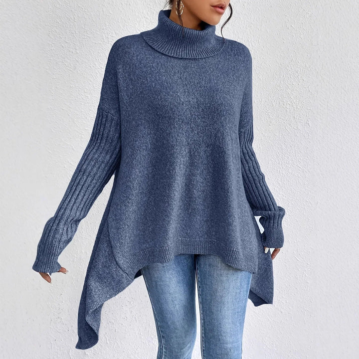 Womens Oversized Roll Neck Jumper