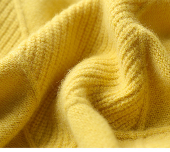 Women's Textured Roll Neck Knit Jumper
