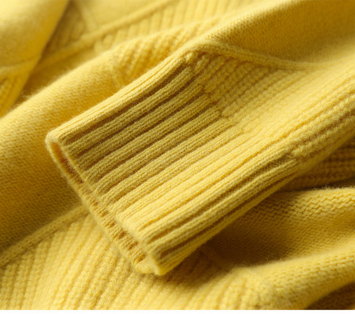 Women's Textured Roll Neck Knit Jumper