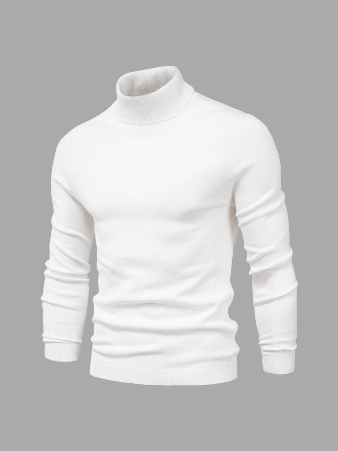 Men's Slim Fit Roll Neck Jumper