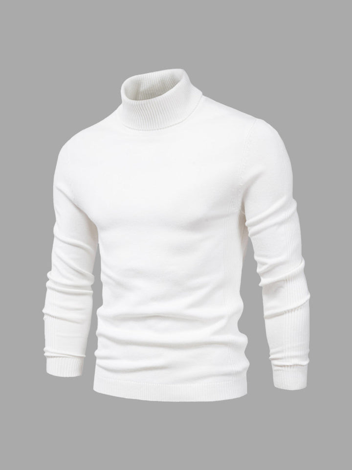 Men's Slim Fit Roll Neck Jumper