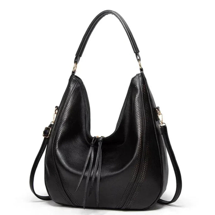 Women's Hobo Bag with Tassel and Crossbody Strap