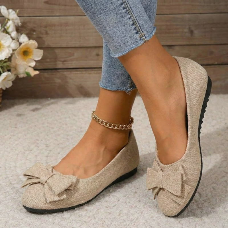 Women's Bow Detail Ballet Flats
