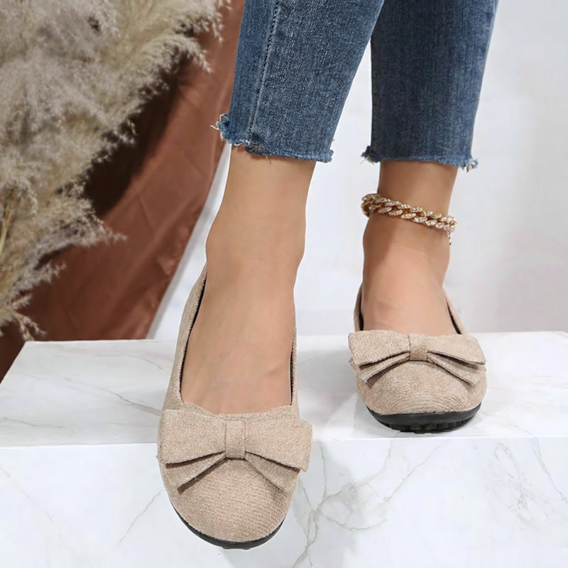 Women's Bow Detail Ballet Flats