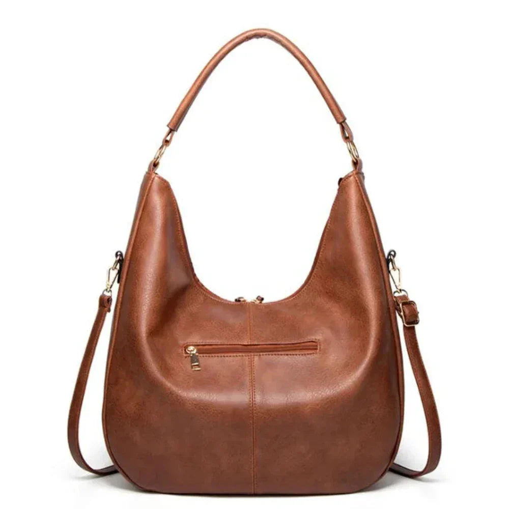 Women's Hobo Bag with Tassel and Crossbody Strap