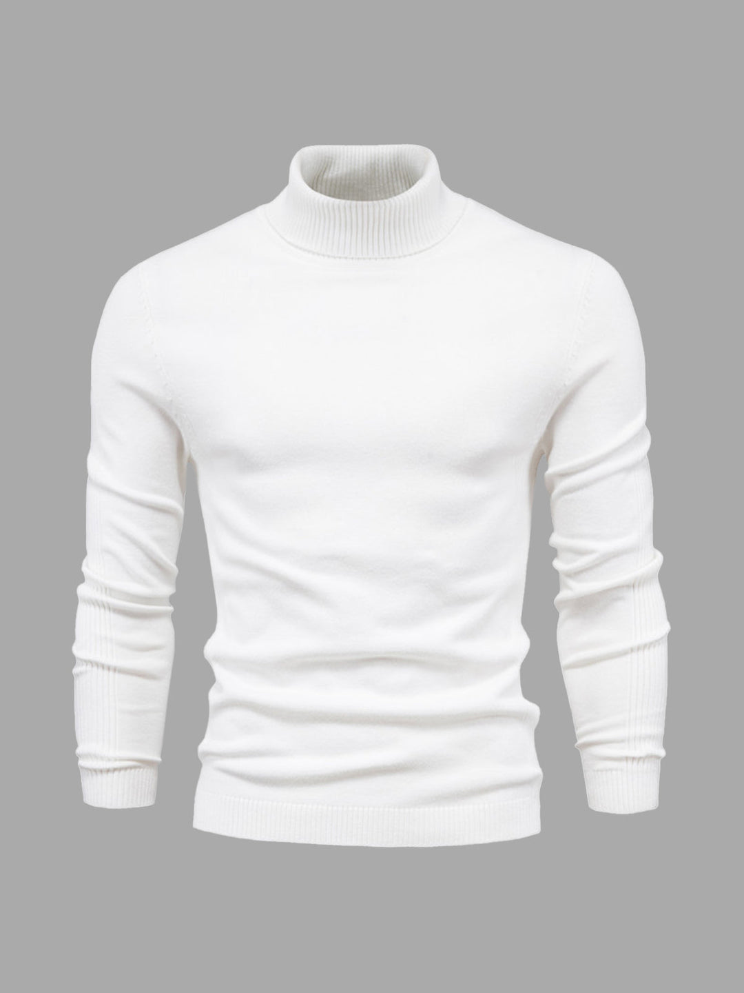 Men's Slim Fit Roll Neck Jumper