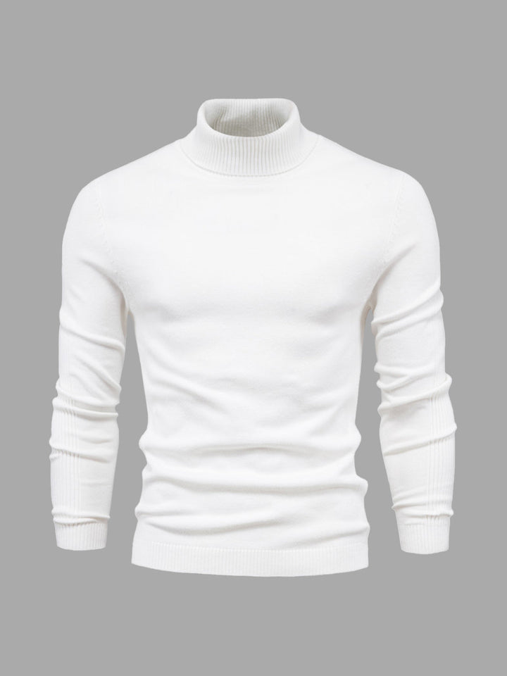 Men's Slim Fit Roll Neck Jumper