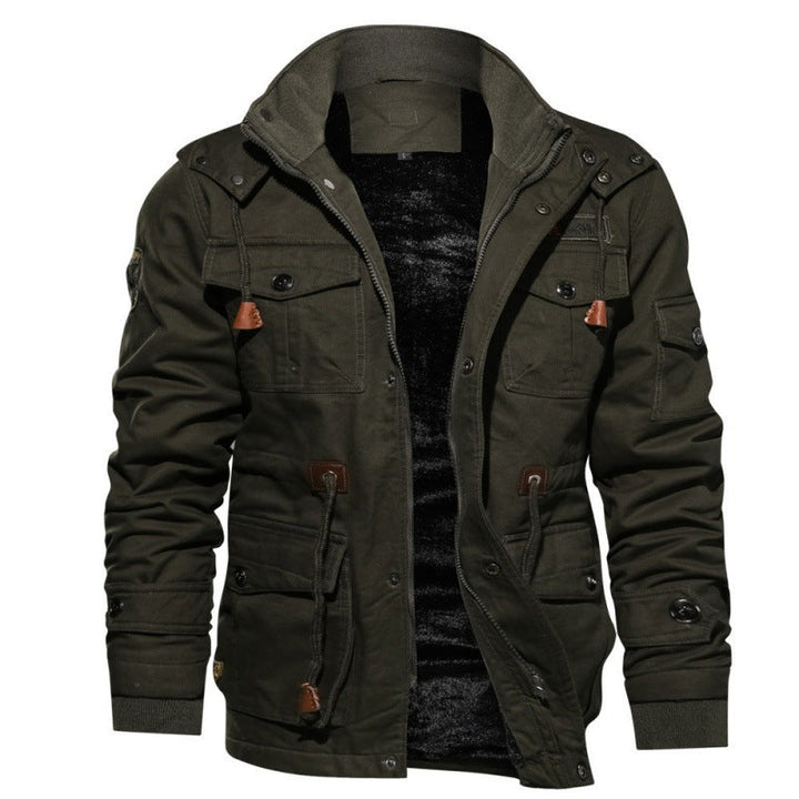 Men's Fleece Lined Utility Jacket