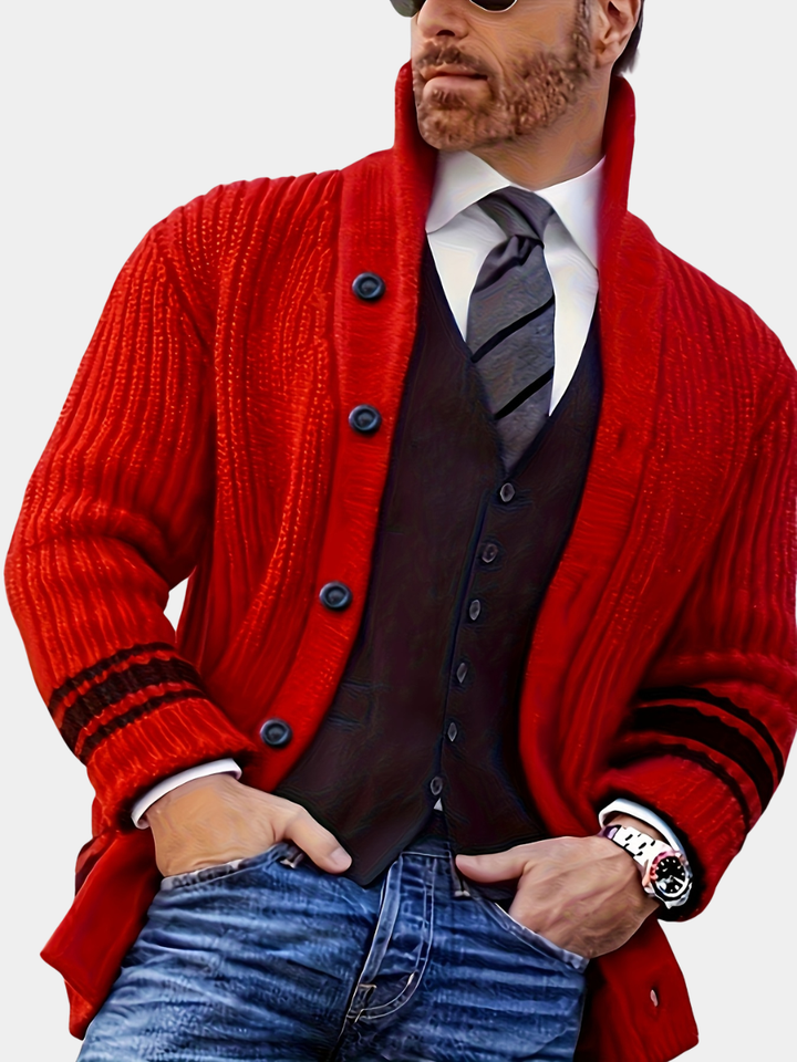 Men's Chunky Knit Cardigan