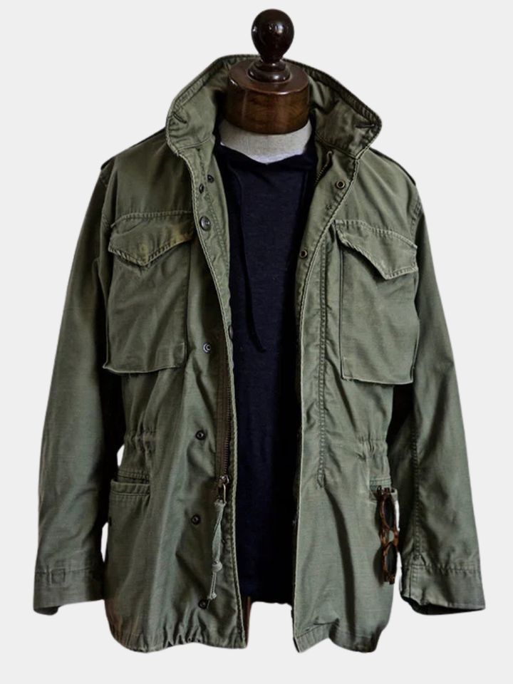 Men's Military Field Trench Coat Jacket