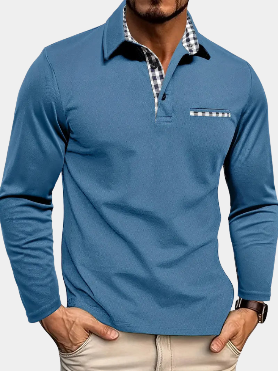 Men's Long Sleeve Polo Shirt