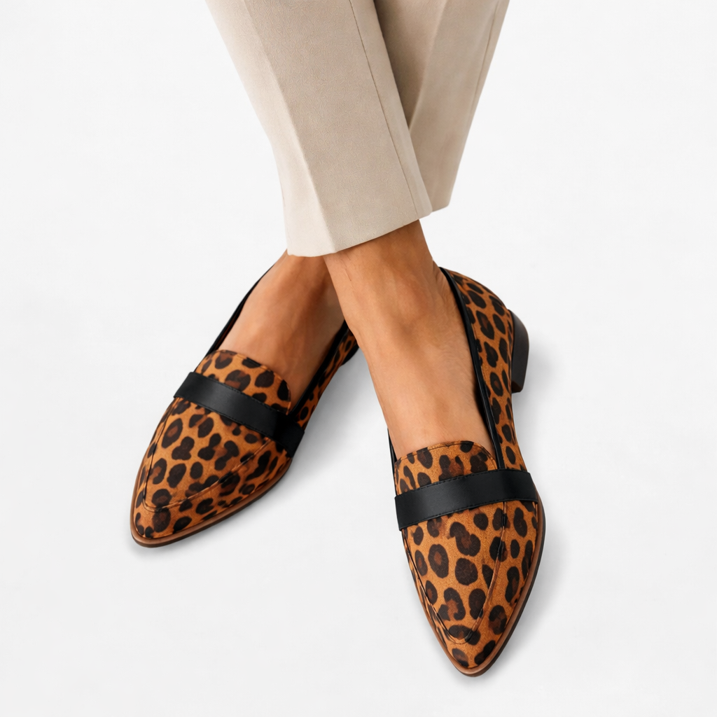 Women's Suede Pointed Toe Loafers
