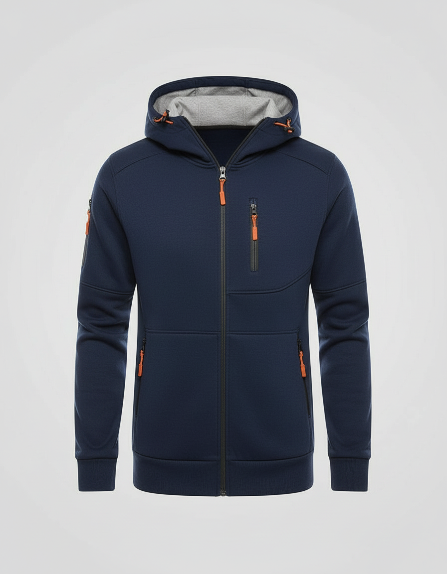 Men's Lightweight Zip-Up Hoodie