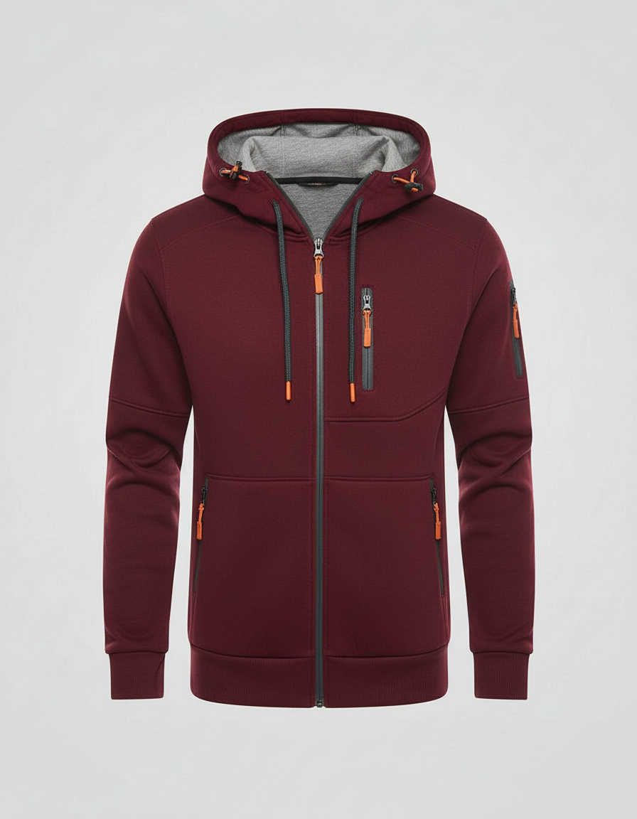 Men's Lightweight Zip-Up Hoodie