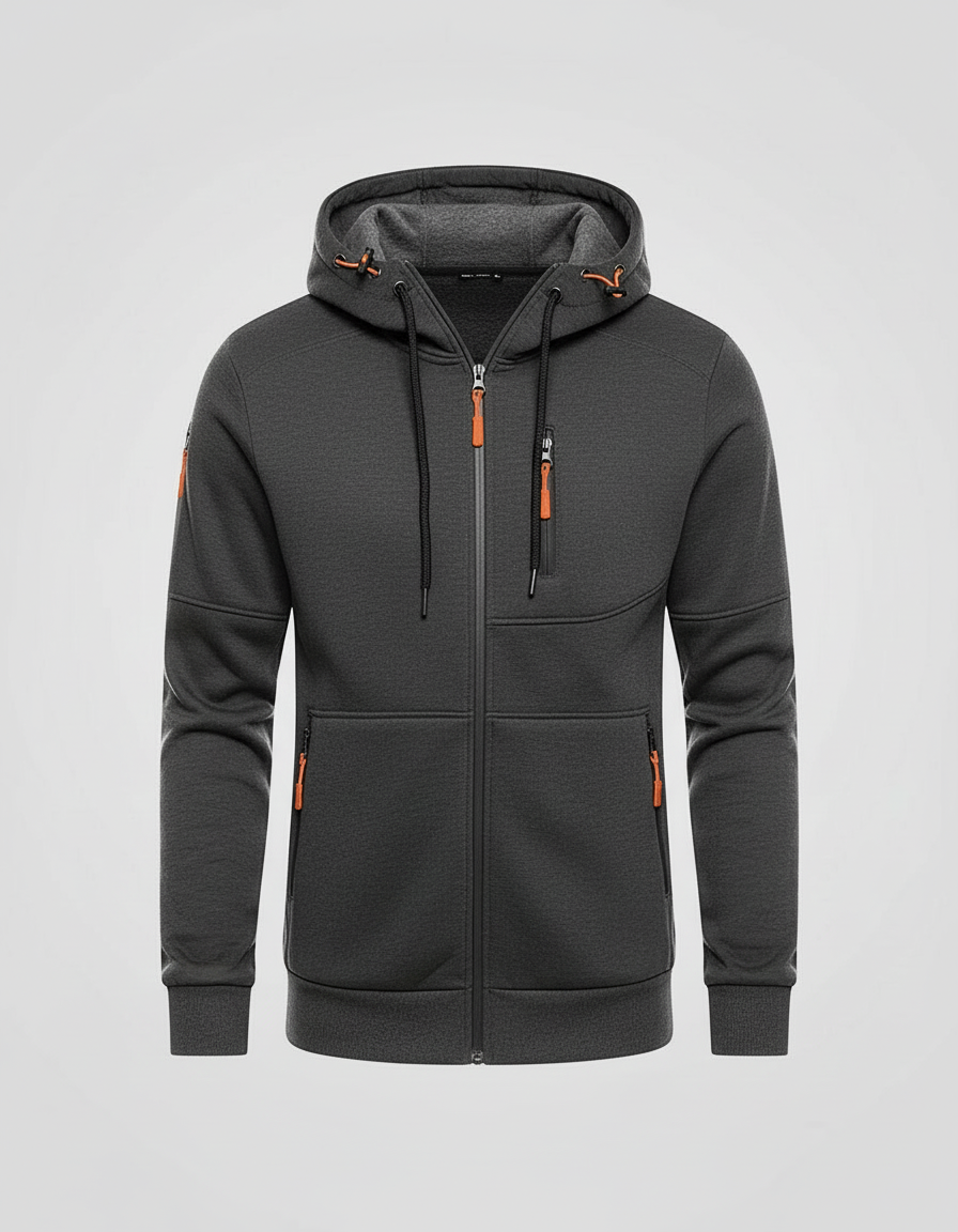 Men's Lightweight Zip-Up Hoodie