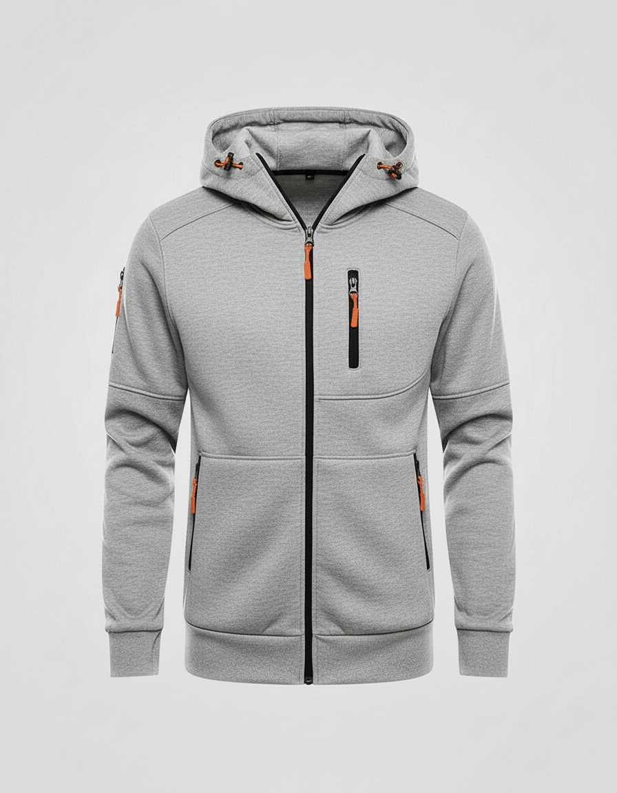 Men's Lightweight Zip-Up Hoodie