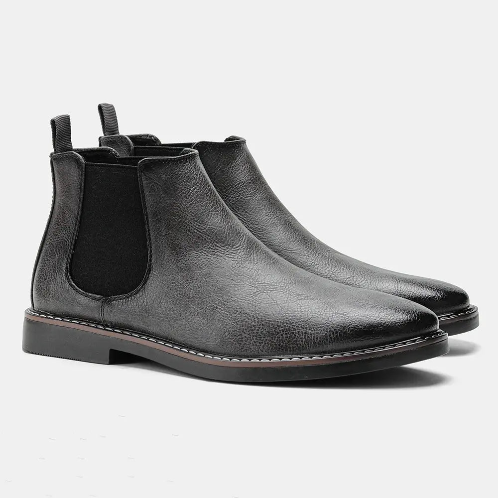 Men's Leather Chelsea Boots Classic Fit