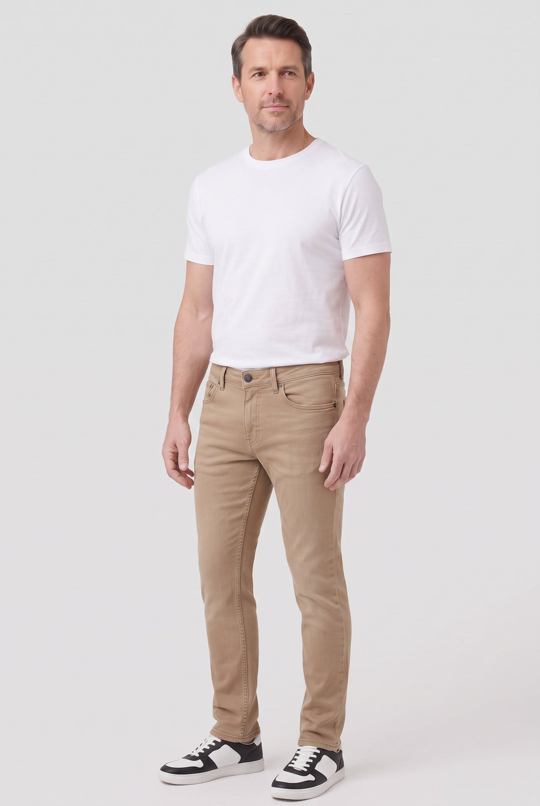 Men's Black Wash Slim Fit Tapered Jeans