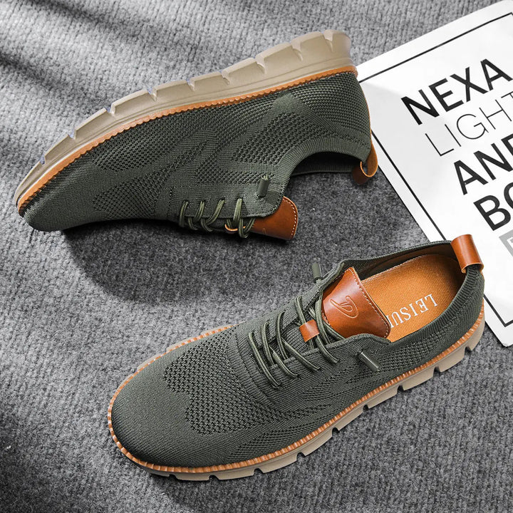 Men's Breathable Knit Walking Trainers