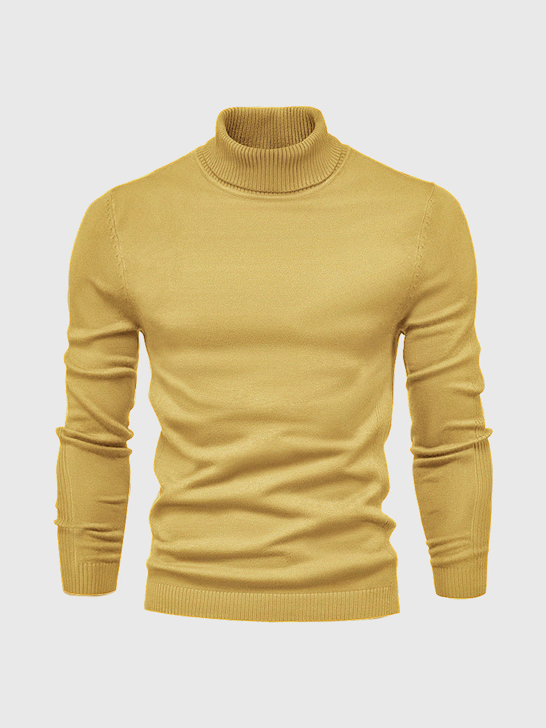 Men's Slim Fit Roll Neck Jumper