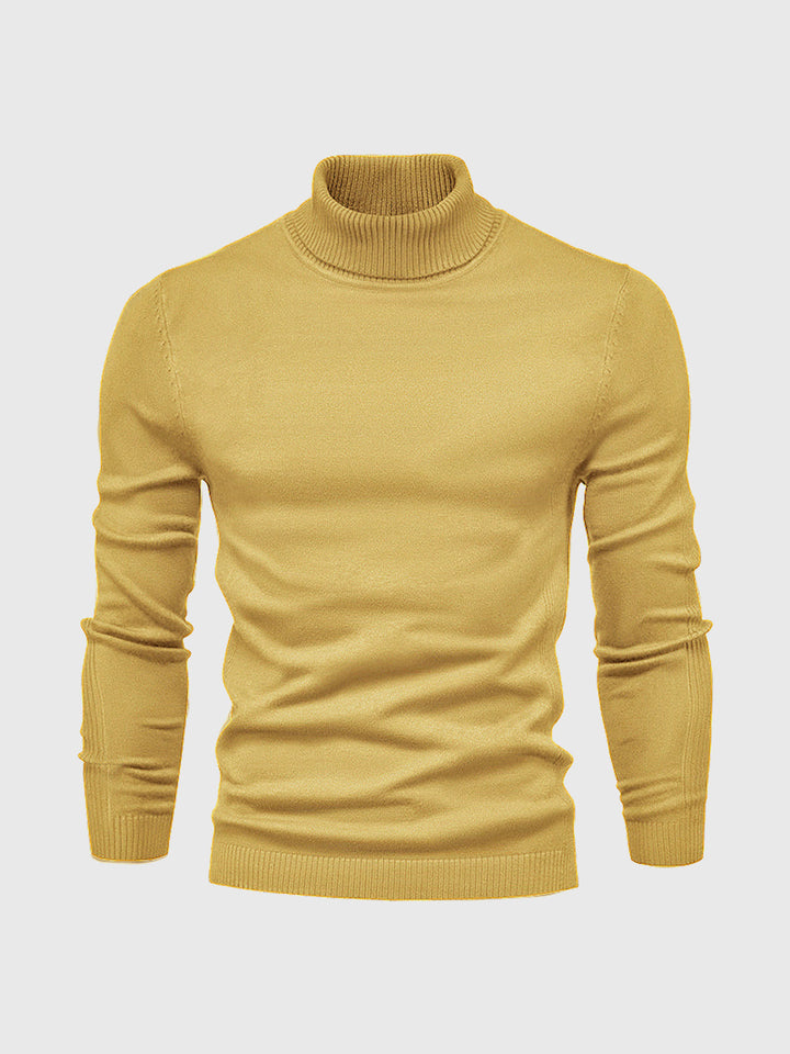 Men's Slim Fit Roll Neck Jumper