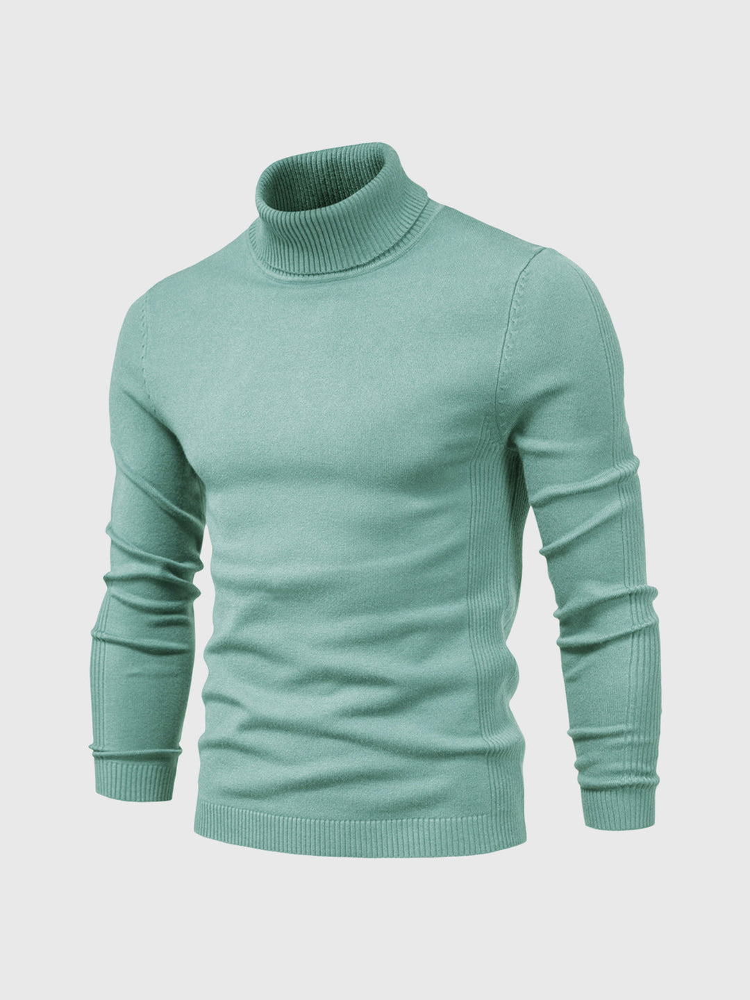 Men's Slim Fit Roll Neck Jumper