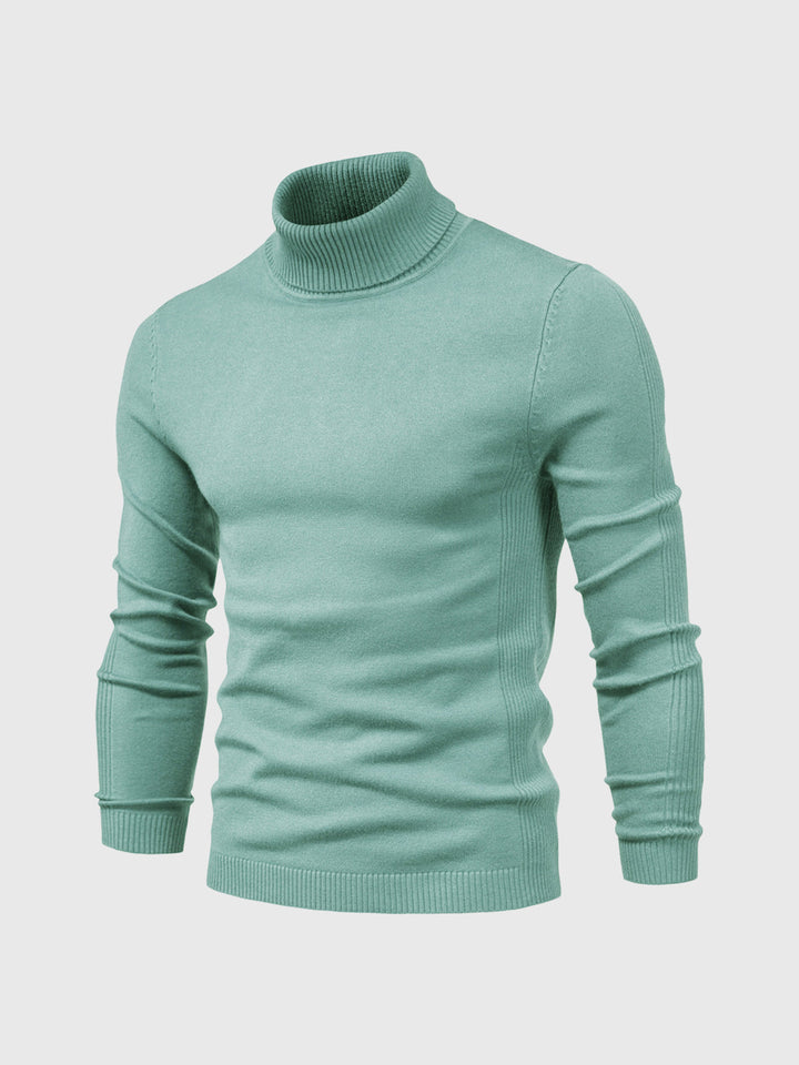 Men's Slim Fit Roll Neck Jumper