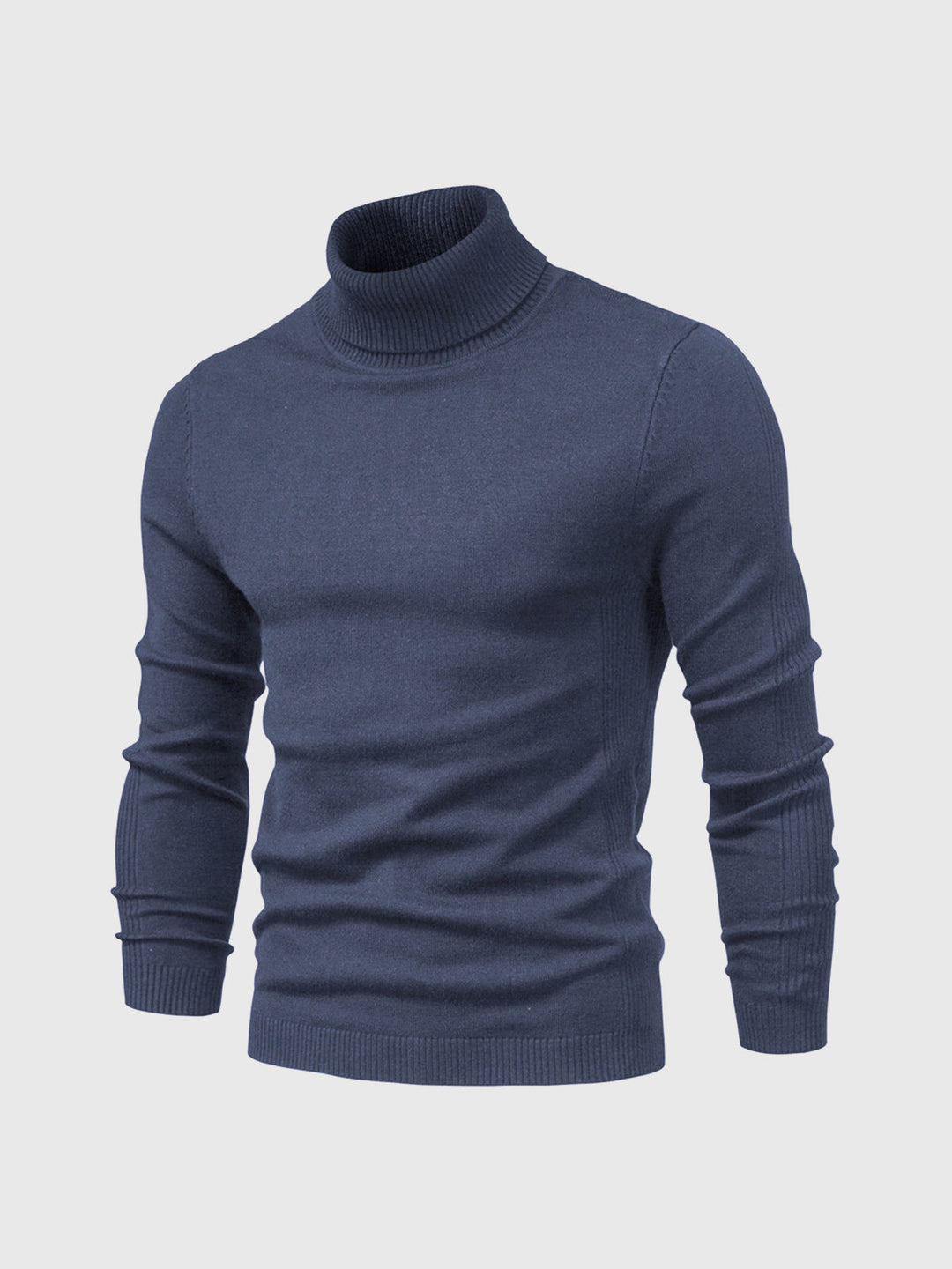 Men's Slim Fit Roll Neck Jumper