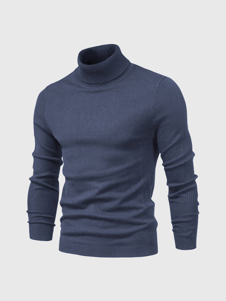 Men's Slim Fit Roll Neck Jumper