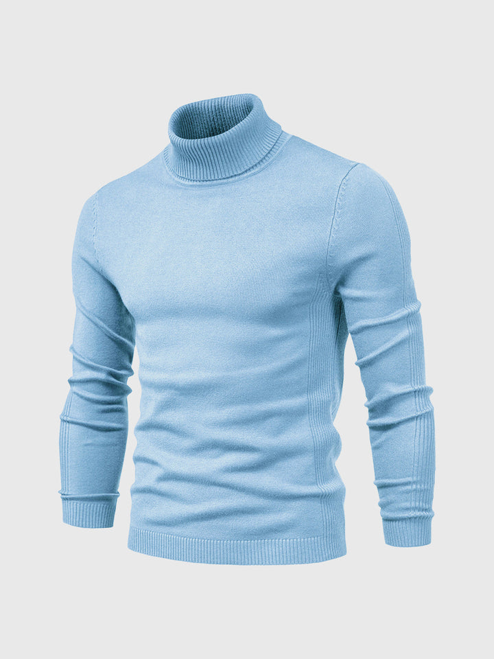 Men's Slim Fit Roll Neck Jumper