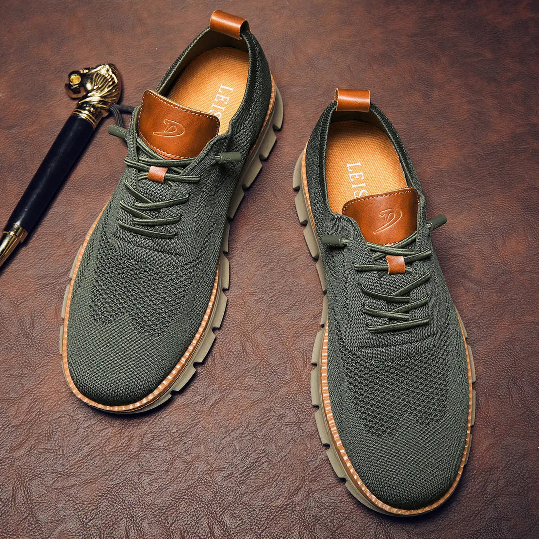 Men's Breathable Knit Walking Trainers