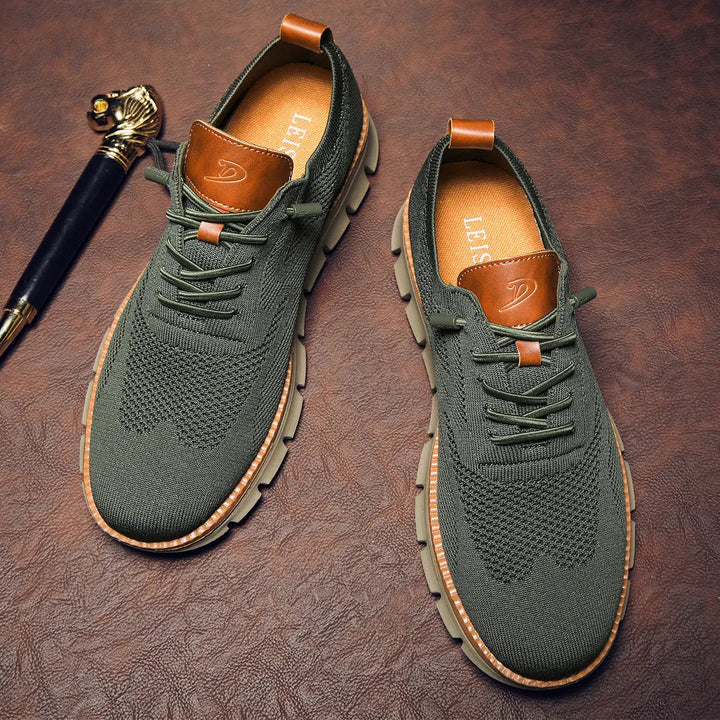 Men's Breathable Knit Walking Trainers