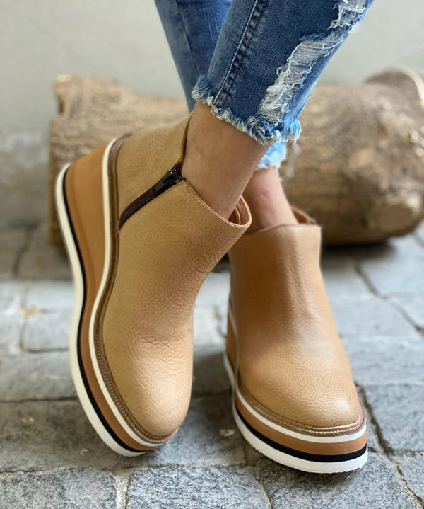 Women's Waterproof Orthopaedic Ankle Boots with Wedge Sole
