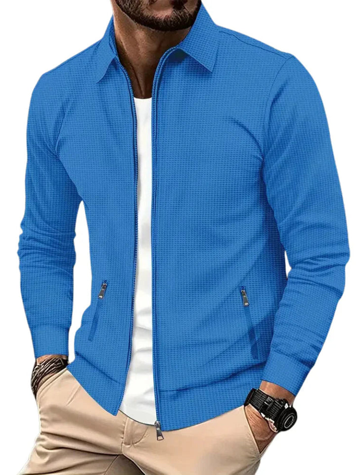 Men's Bomber Jacket with Zipper