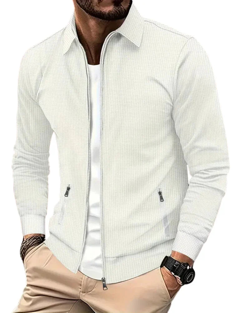Men's Bomber Jacket with Zipper