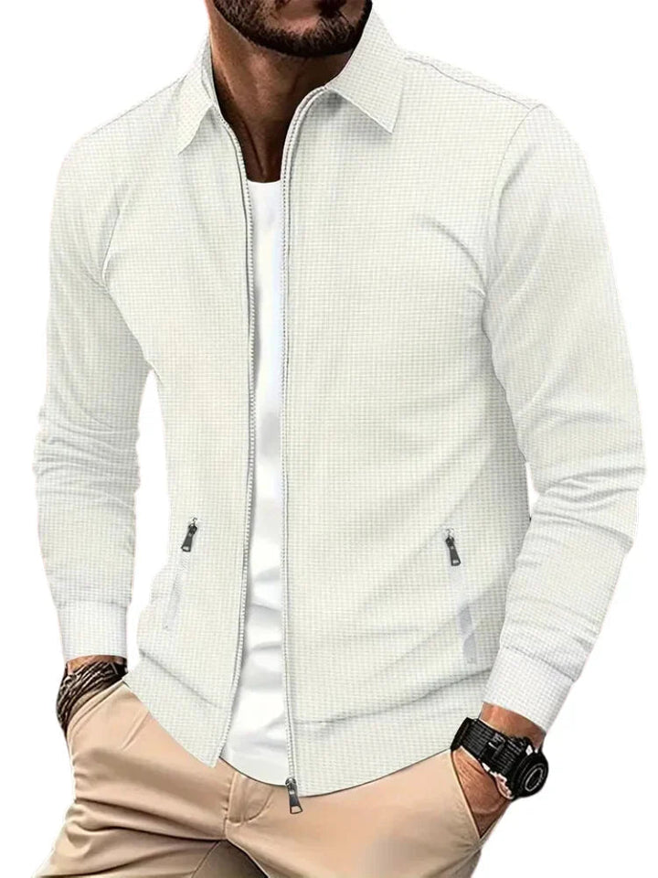 Men's Bomber Jacket with Zipper