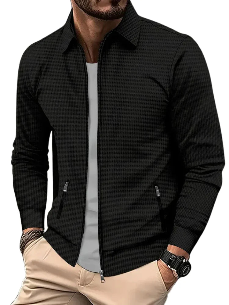 Men's Bomber Jacket with Zipper