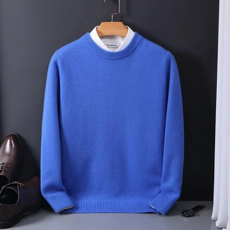 Men's Knit Crew Neck Jumper