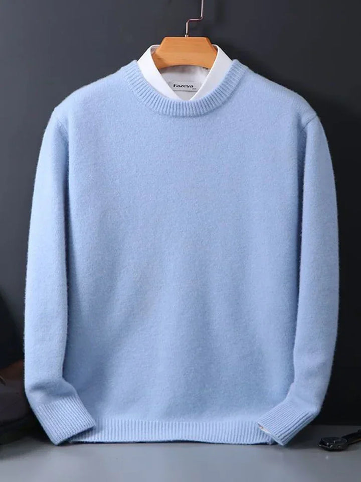 Men's Knit Crew Neck Jumper