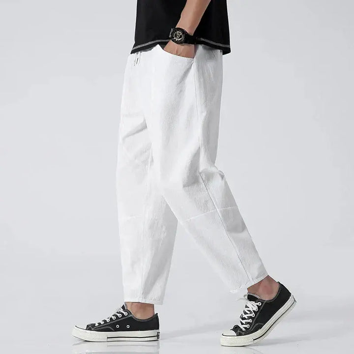Men's Relaxed Fit Tapered Trousers