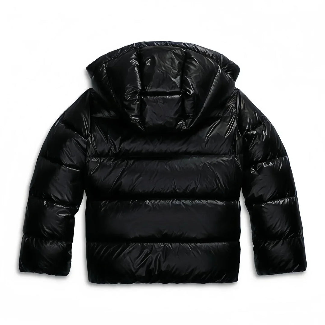 Women's Hooded Puffer Jacket with Zip Pockets