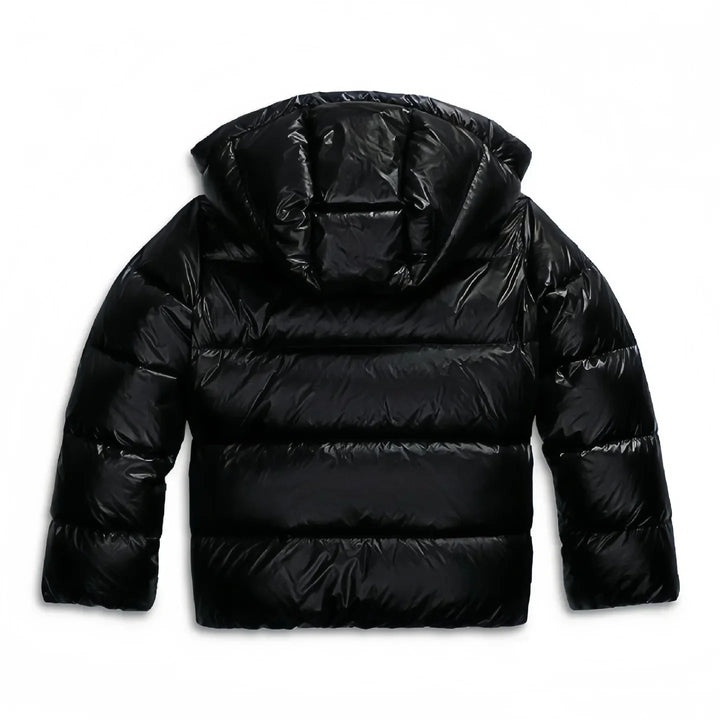 Women's Hooded Puffer Jacket with Zip Pockets