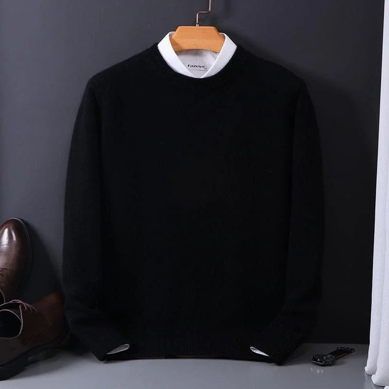 Men's Knit Crew Neck Jumper
