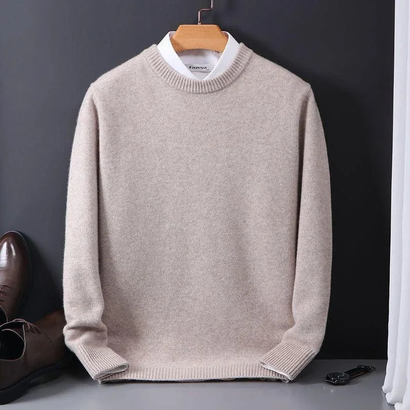 Men's Knit Crew Neck Jumper