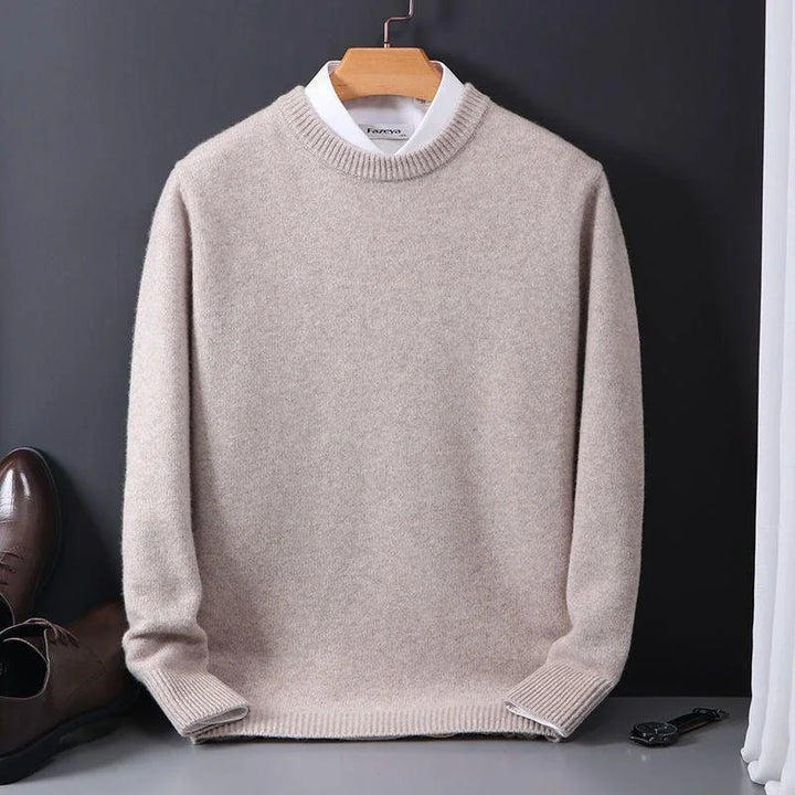 Men's Knit Crew Neck Jumper