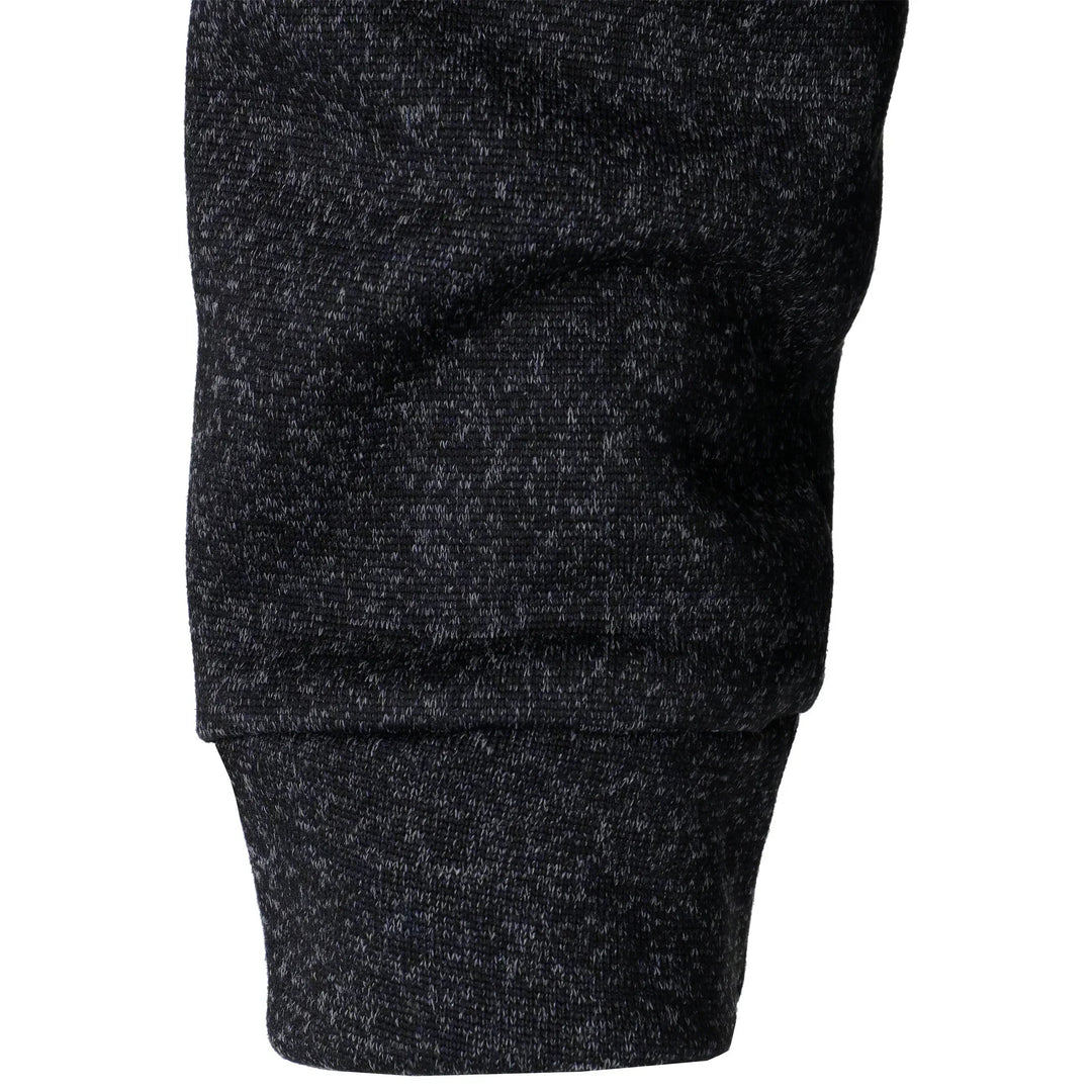 Men's Knitted Jumper with Contrast Elbow Patches