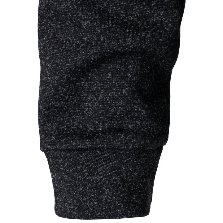 Men's Knitted Jumper with Contrast Elbow Patches