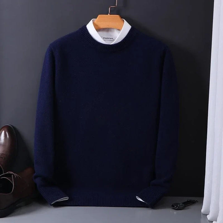 Men's Knit Crew Neck Jumper